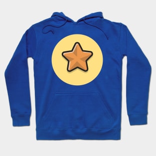 Gold Star Cartoon Vector Icon Illustration Hoodie